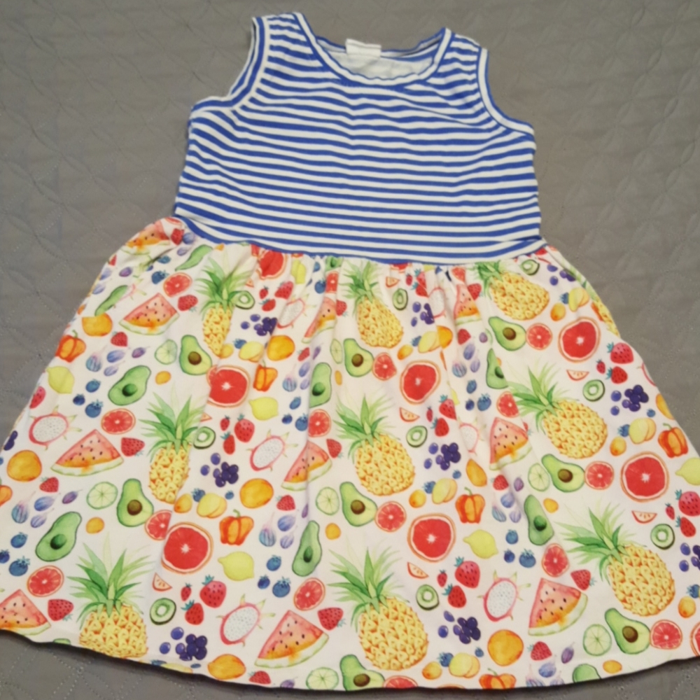Little Skye size 4 fruit dress